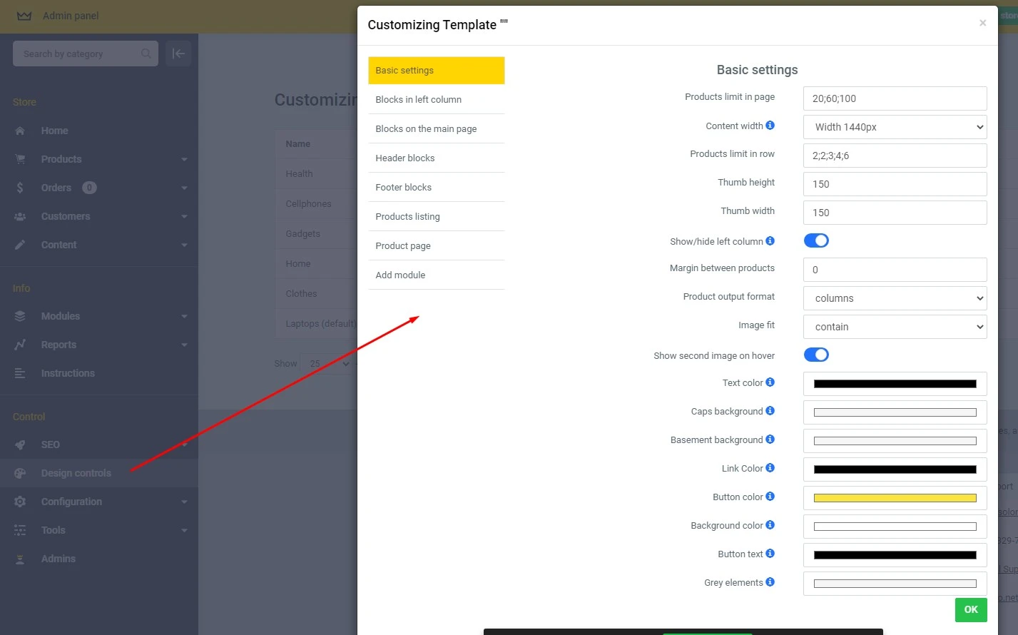 Templates system - 2